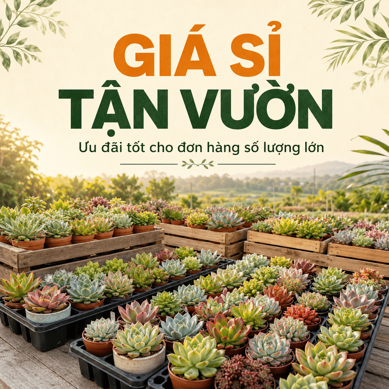 Giá sỉ tận vườn – Ưu đãi tốt cho đơn hàng số lượng lớn