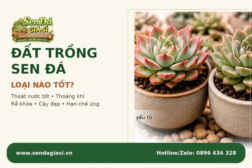 Đất Trồng Sen Đá Loại Nào Tốt?